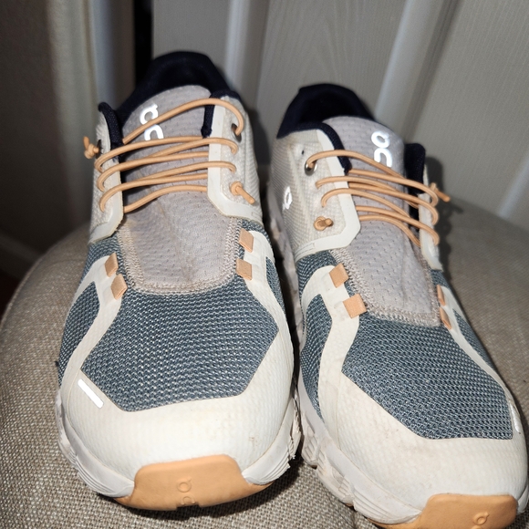 Navy Blue Athletic Sneakers - Picture 3 of 7